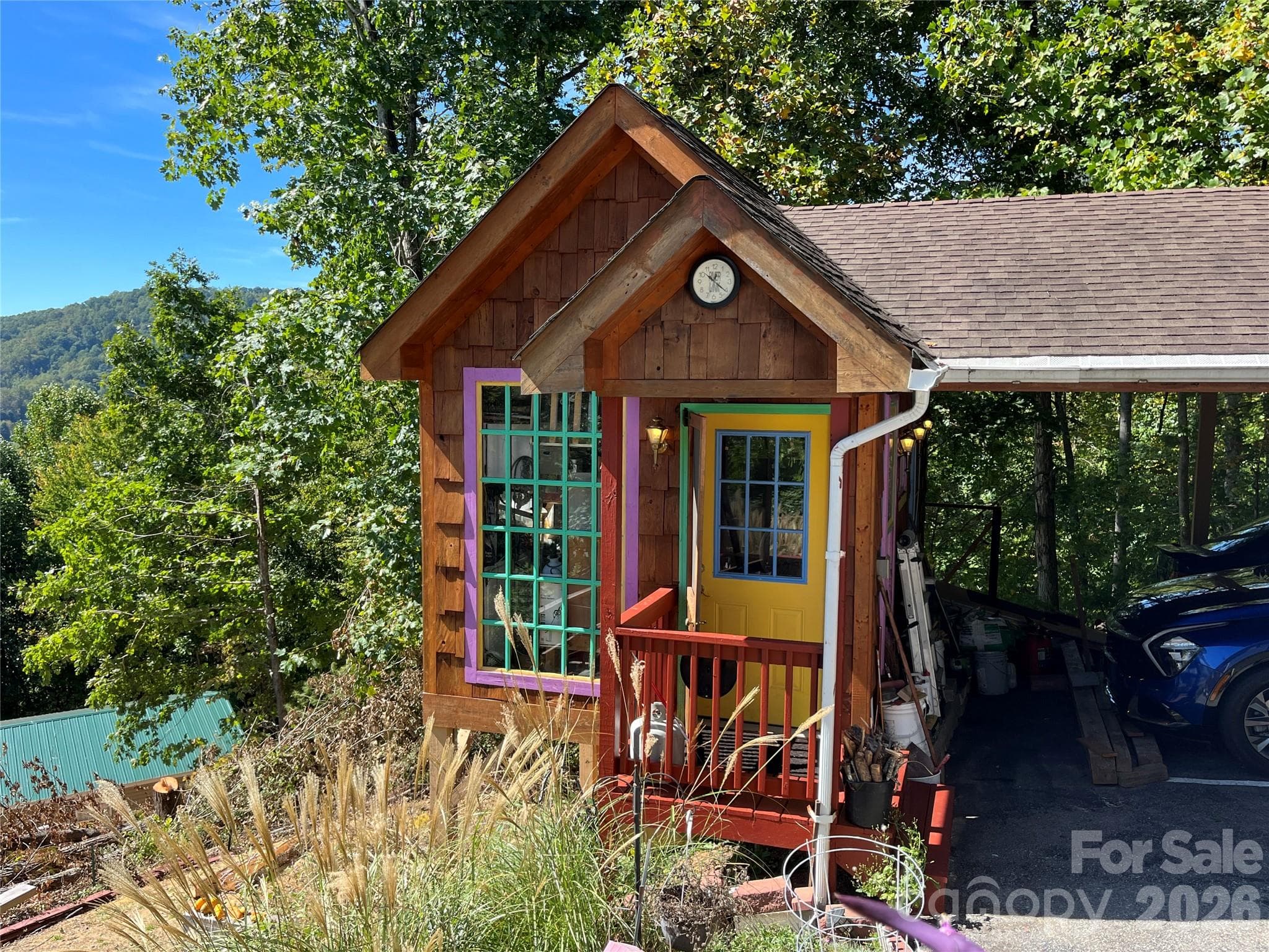 Workshop front door - 121 Hidden Meadow Drive, Candler