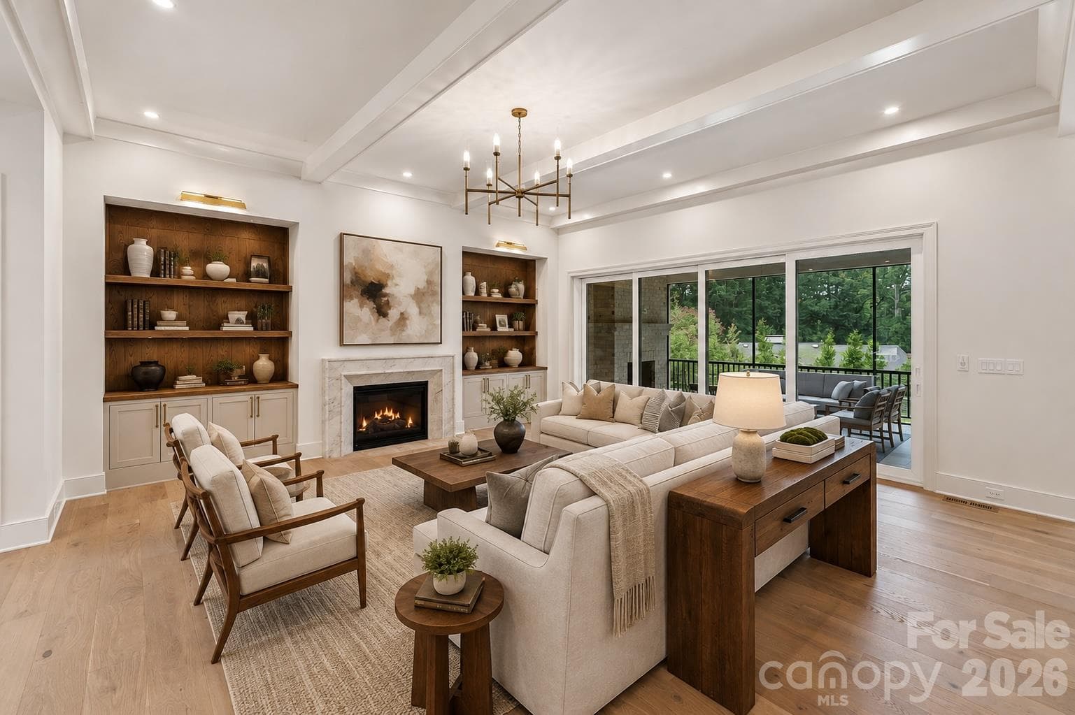 Thoughtfully connected living, kitchen and dining spaces designed for everyday living and entertaining. - 125 Randstone Court, Charlotte