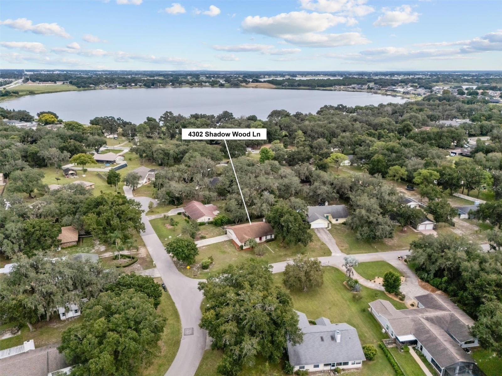 Aerial - 4302 SHADOW WOOD LN, WINTER HAVEN