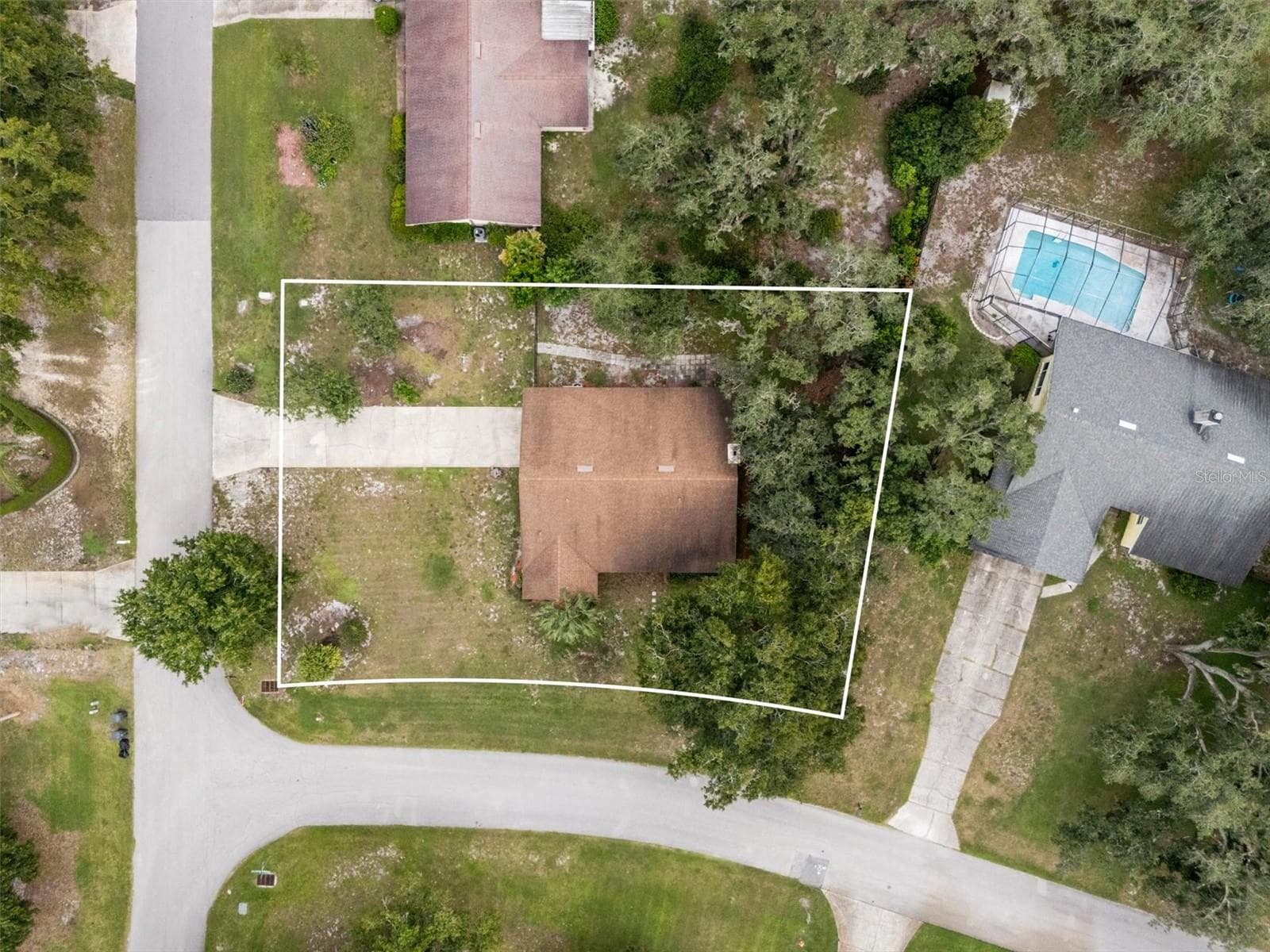 Aerial - 4302 SHADOW WOOD LN, WINTER HAVEN