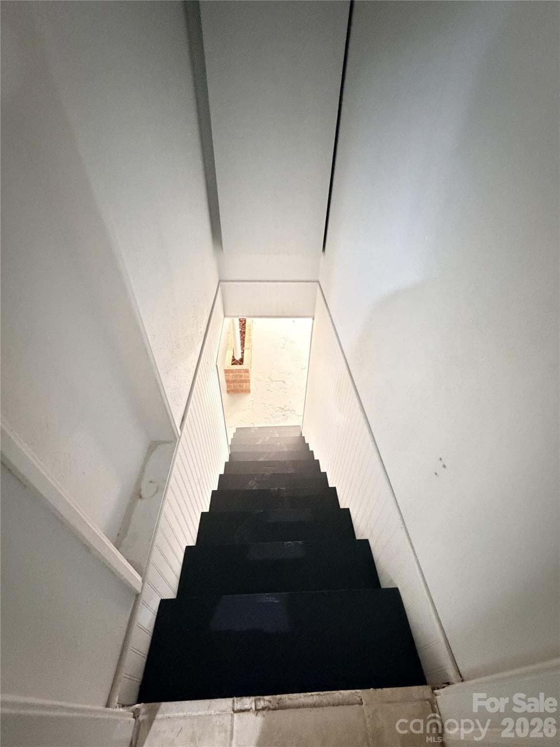 Stairs to basement - 113 Ann Street, Morganton