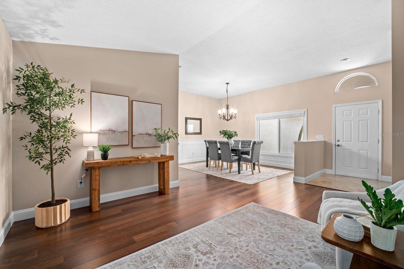 Foyer overlooking dining and sitting room - 3912 APPLETREE DR, VALRICO