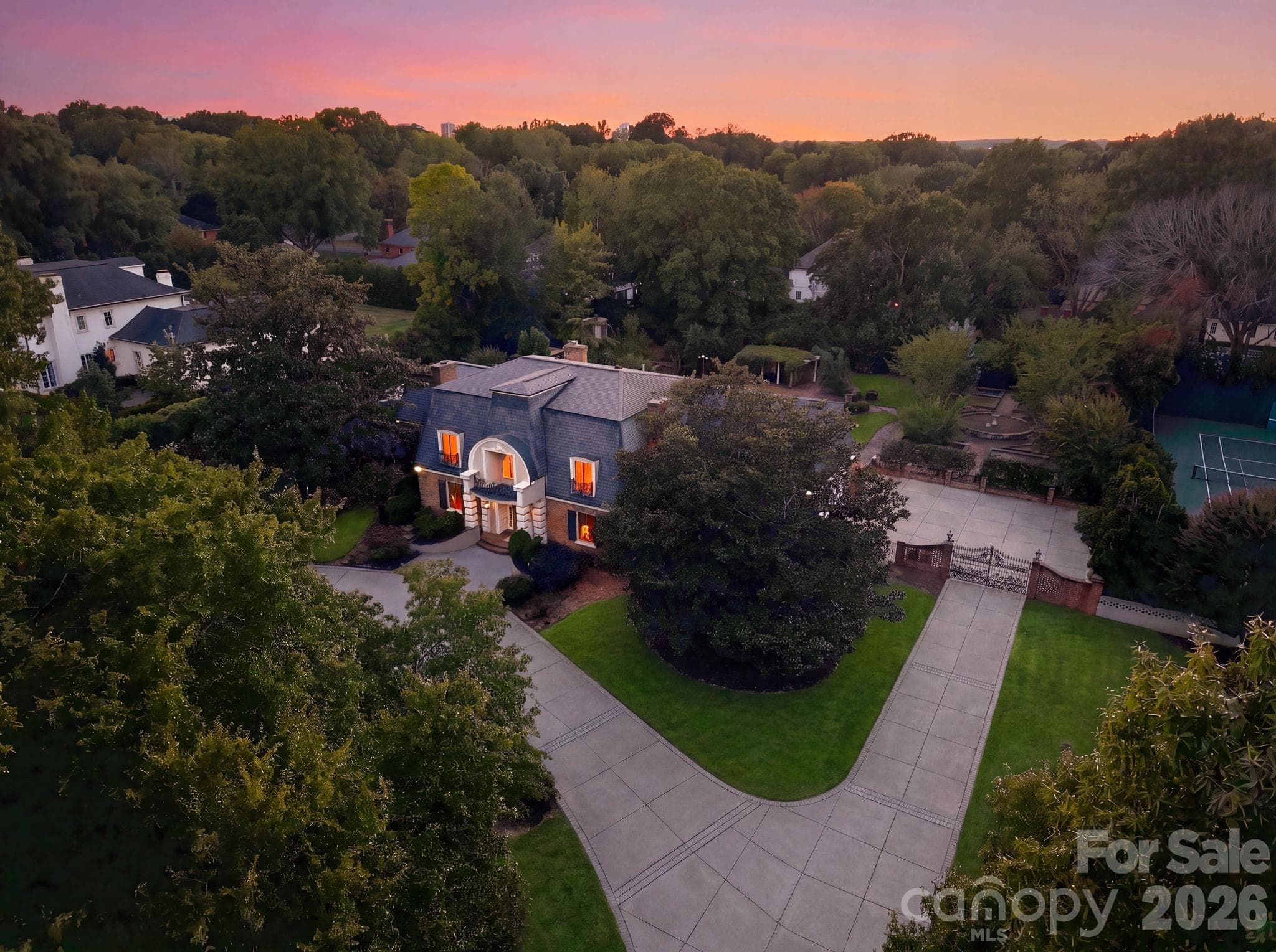Tons of privacy in the backyard. - 3452 Sharon Road, Charlotte