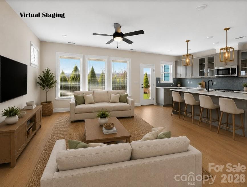 virtual staging - 218 Quartz Hill Way, Waxhaw