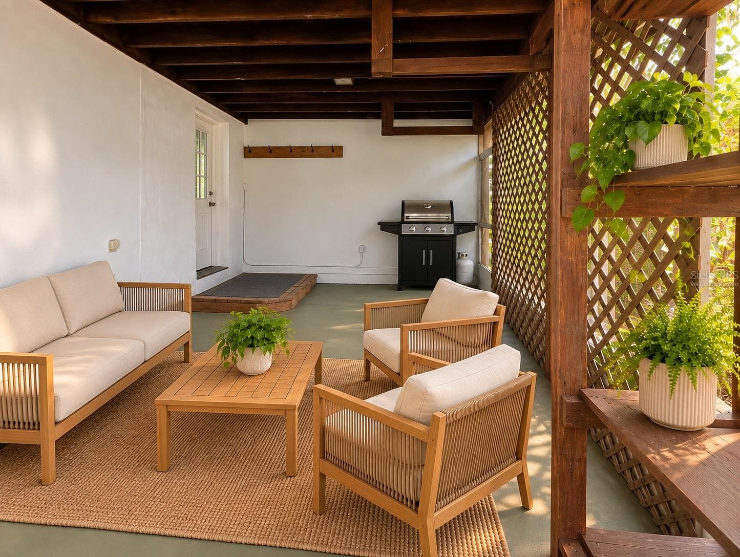 Porch - virtually staged - 2907 49TH ST S, GULFPORT