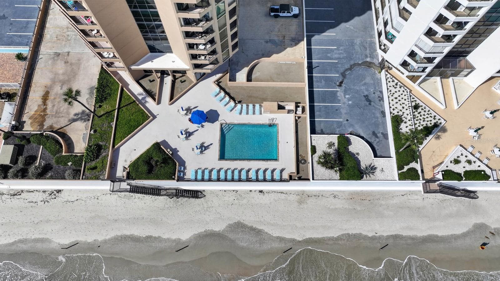 Ariel Pool View - 3023 S ATLANTIC AVE #1106, DAYTONA BEACH SHORES