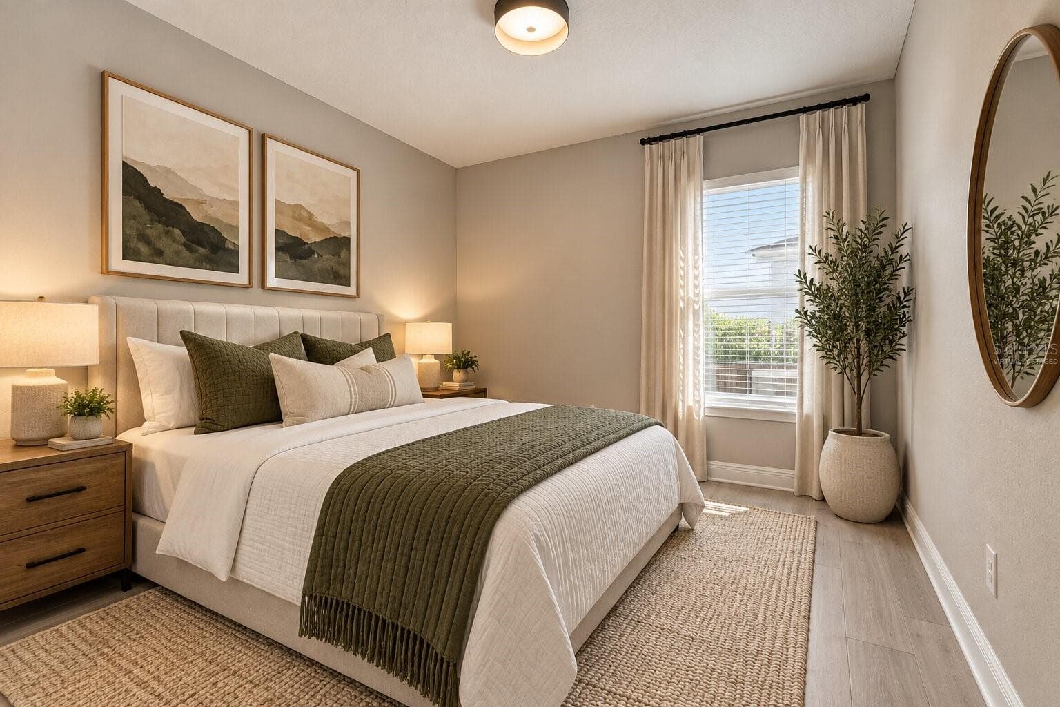 Virtually Staged! Comfortable secondary bedroom with plenty of room to unwind. - 19058 PLANETREE ST, ORLANDO