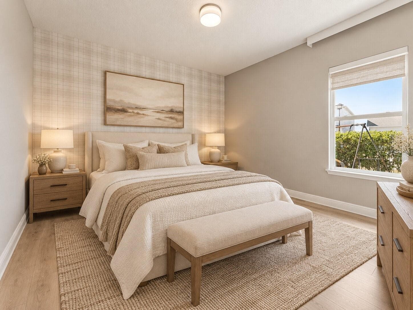 Virtually Staged! Bright third bedroom with plenty of natural light. - 19058 PLANETREE ST, ORLANDO