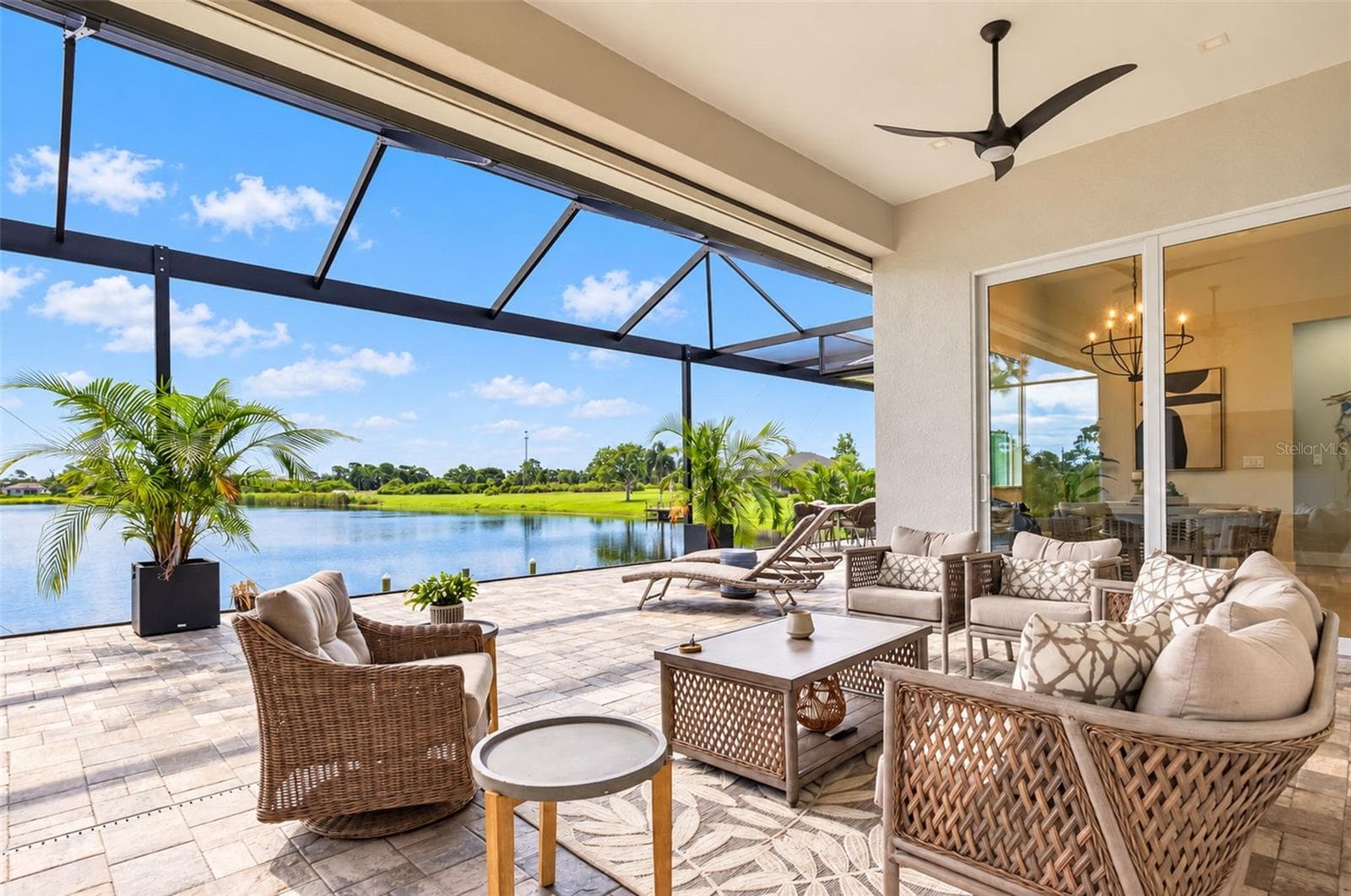 70-foot screened lanai with a panoramic picture-window screen - 5 REEF CT, PLACIDA