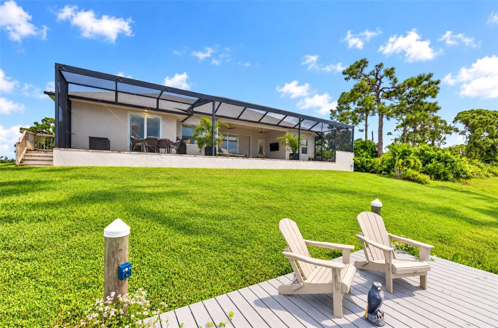 View of property from dock - 5 REEF CT, PLACIDA