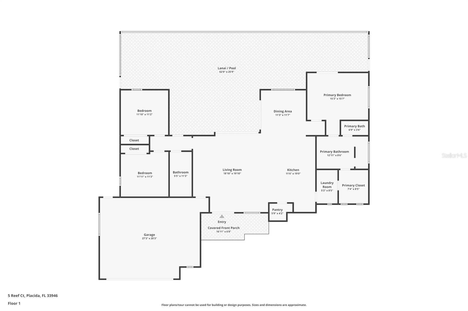 Floor Plan - 5 REEF CT, PLACIDA