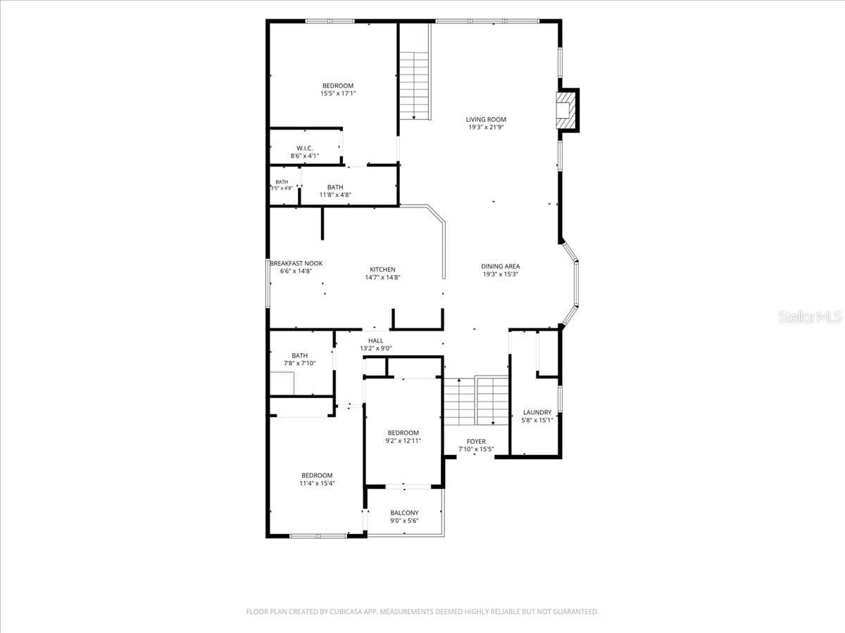 Second Floor (upper floor) Floor Plan - 6244 SPOONBILL DR, NEW PORT RICHEY