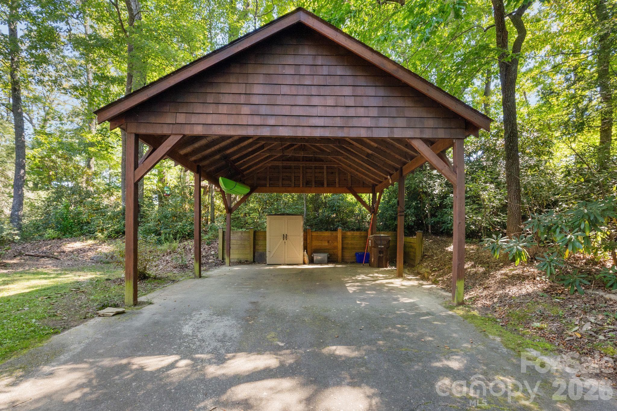 Detached two-car carport - 179 Woodlyn Etch Drive, Hendersonville