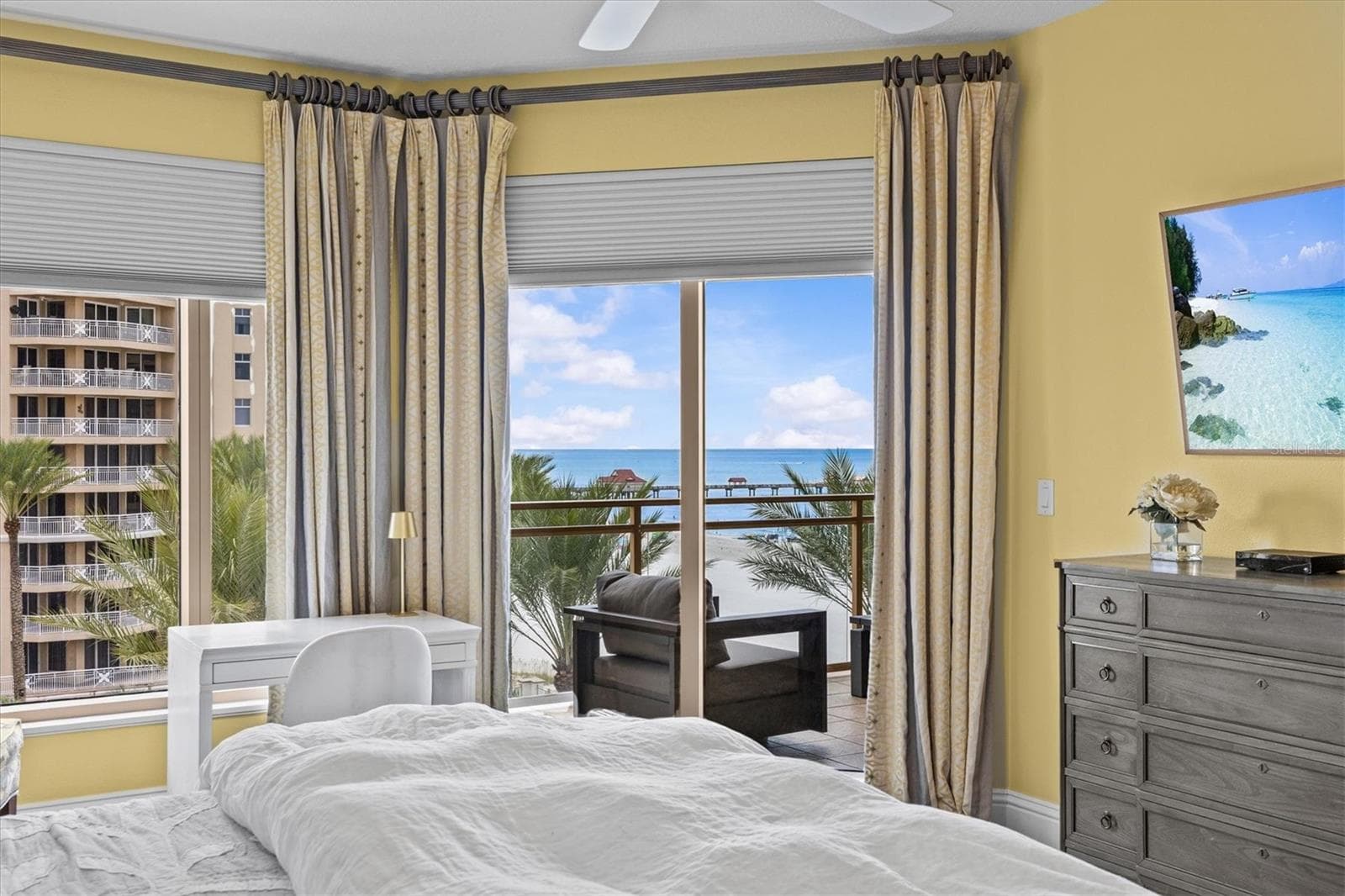 Primary bedroom view - 11 BAYMONT ST #703, CLEARWATER