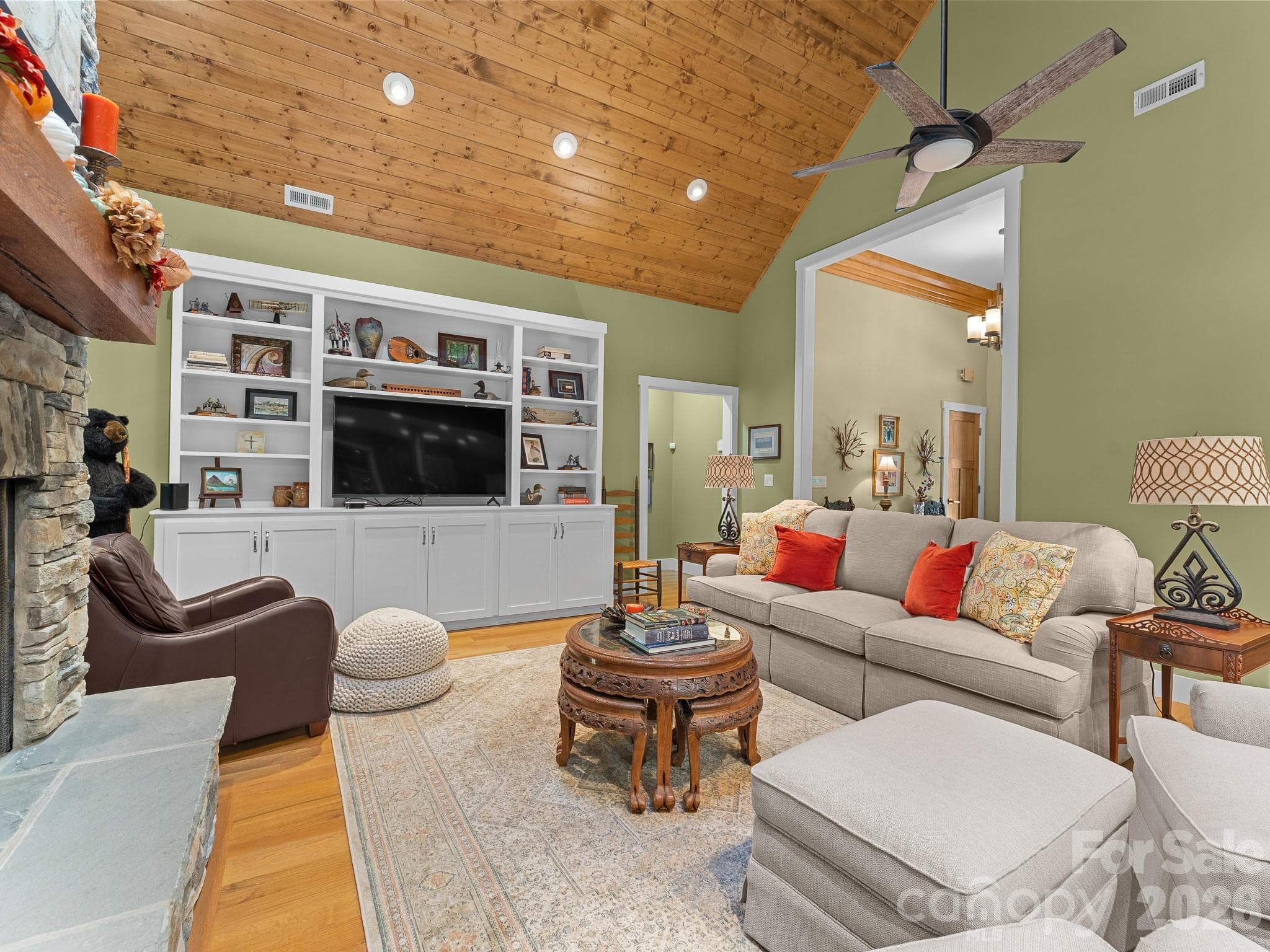 Custom built in cabinetry adds storage with a streamlined organized appeal - 359 New Castle Road, Brevard