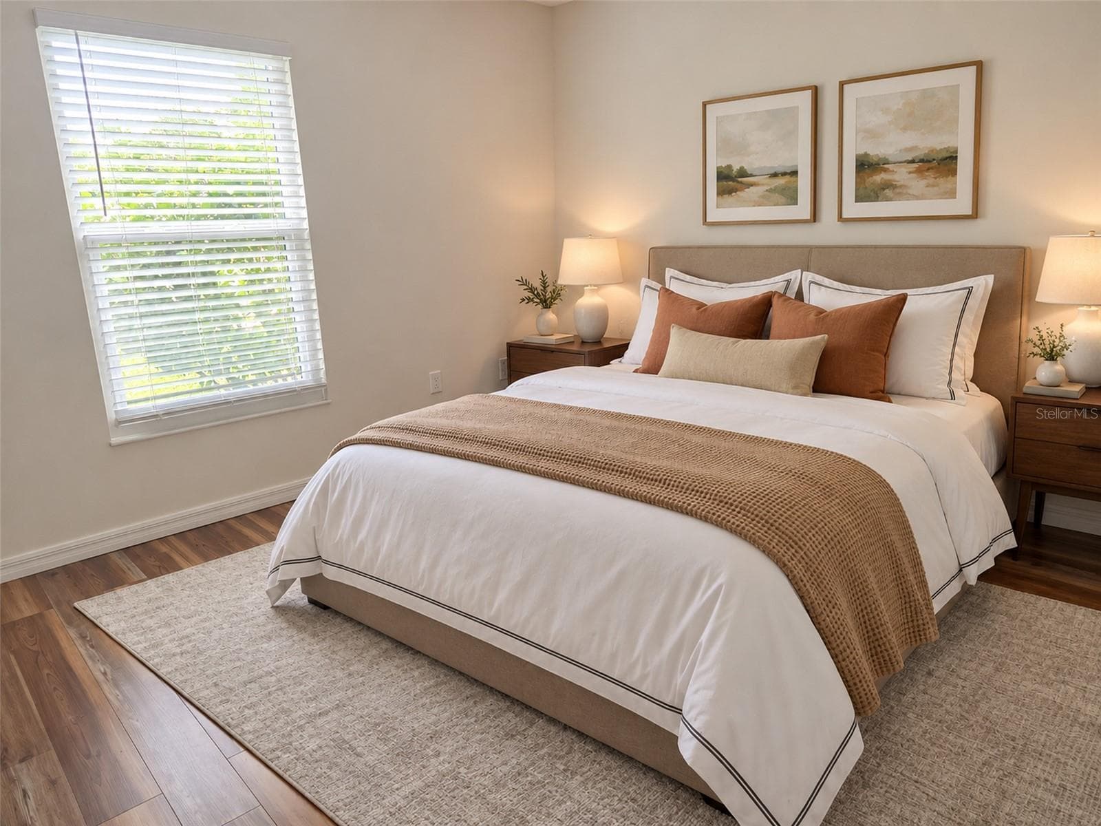 Primary Bedroom Virtual Staged - 5054 SAN JOSE DR, SARASOTA