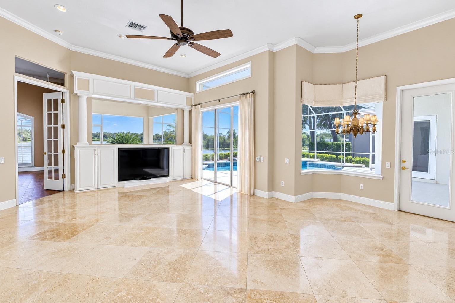 View into Office behind French Door - 269 SADDLEWORTH PL, LAKE MARY
