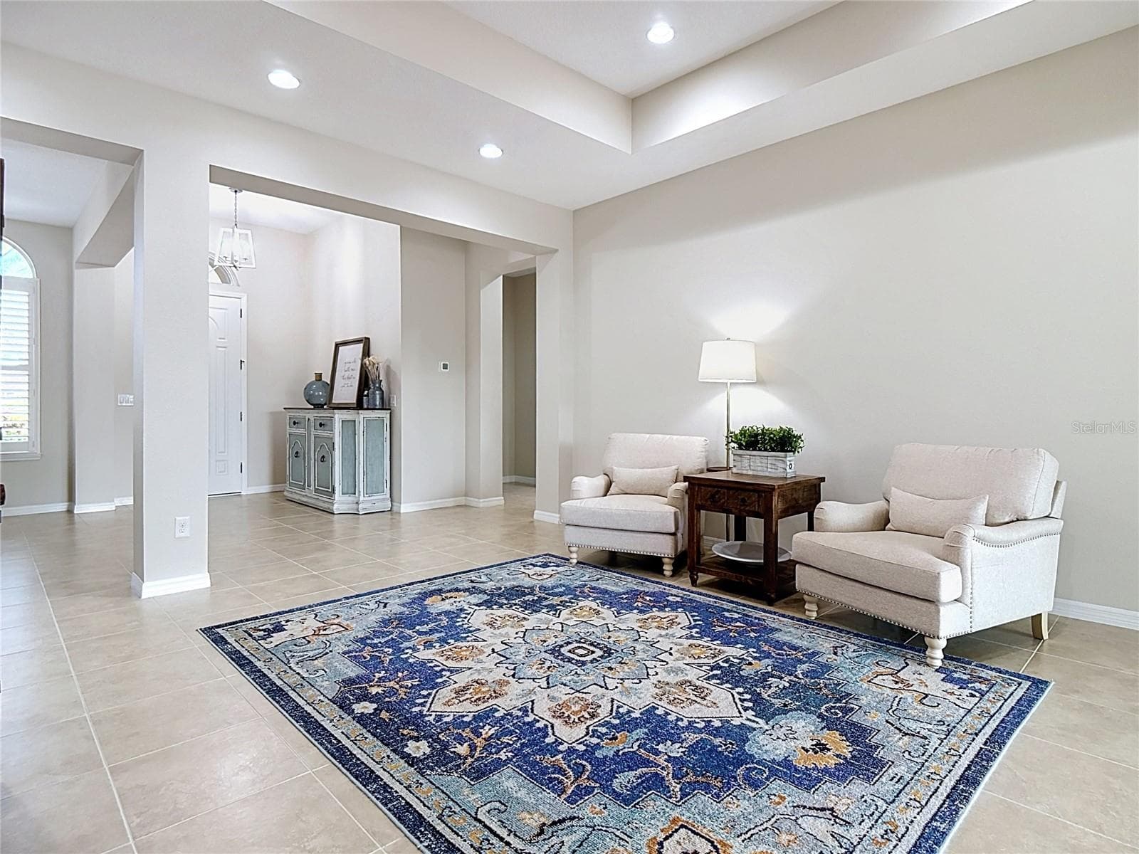 Living Rm w/ Ceramic Tile - 17014 E 2ND AVE, BRADENTON