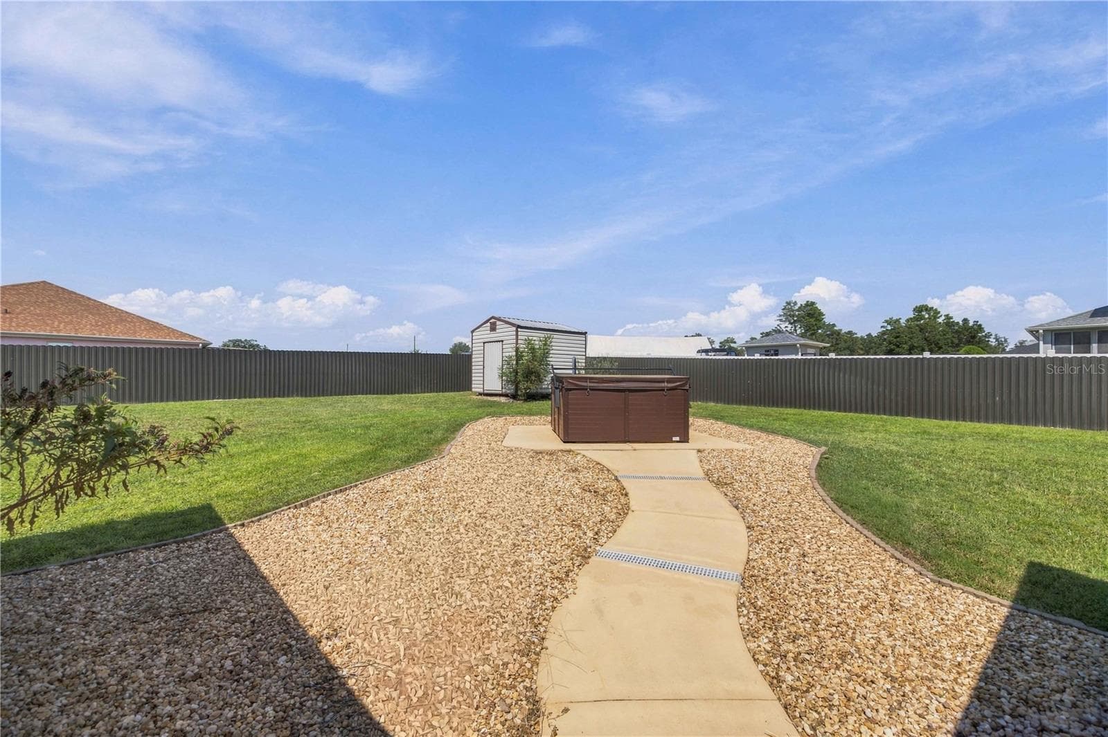 Extended patio / Spa - 4431 SW 110TH LN, OCALA