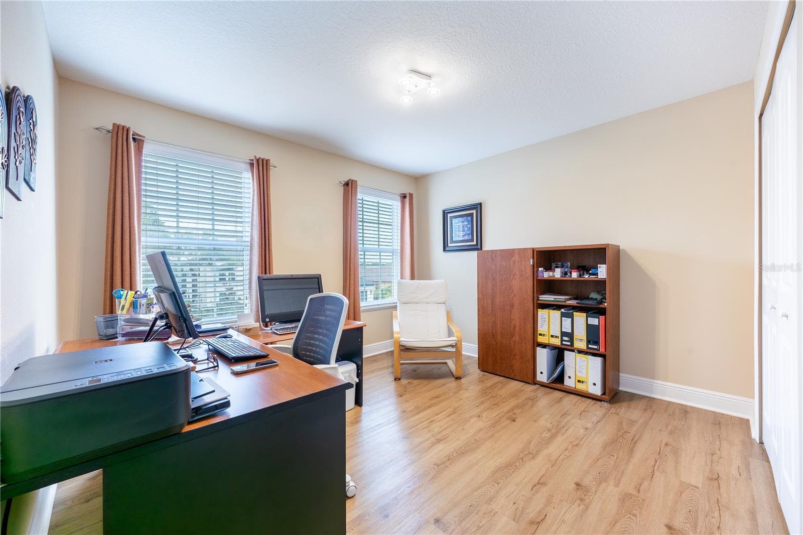 Bedroom 4, currently set up as a home office - 3048 BOATING BLVD, KISSIMMEE