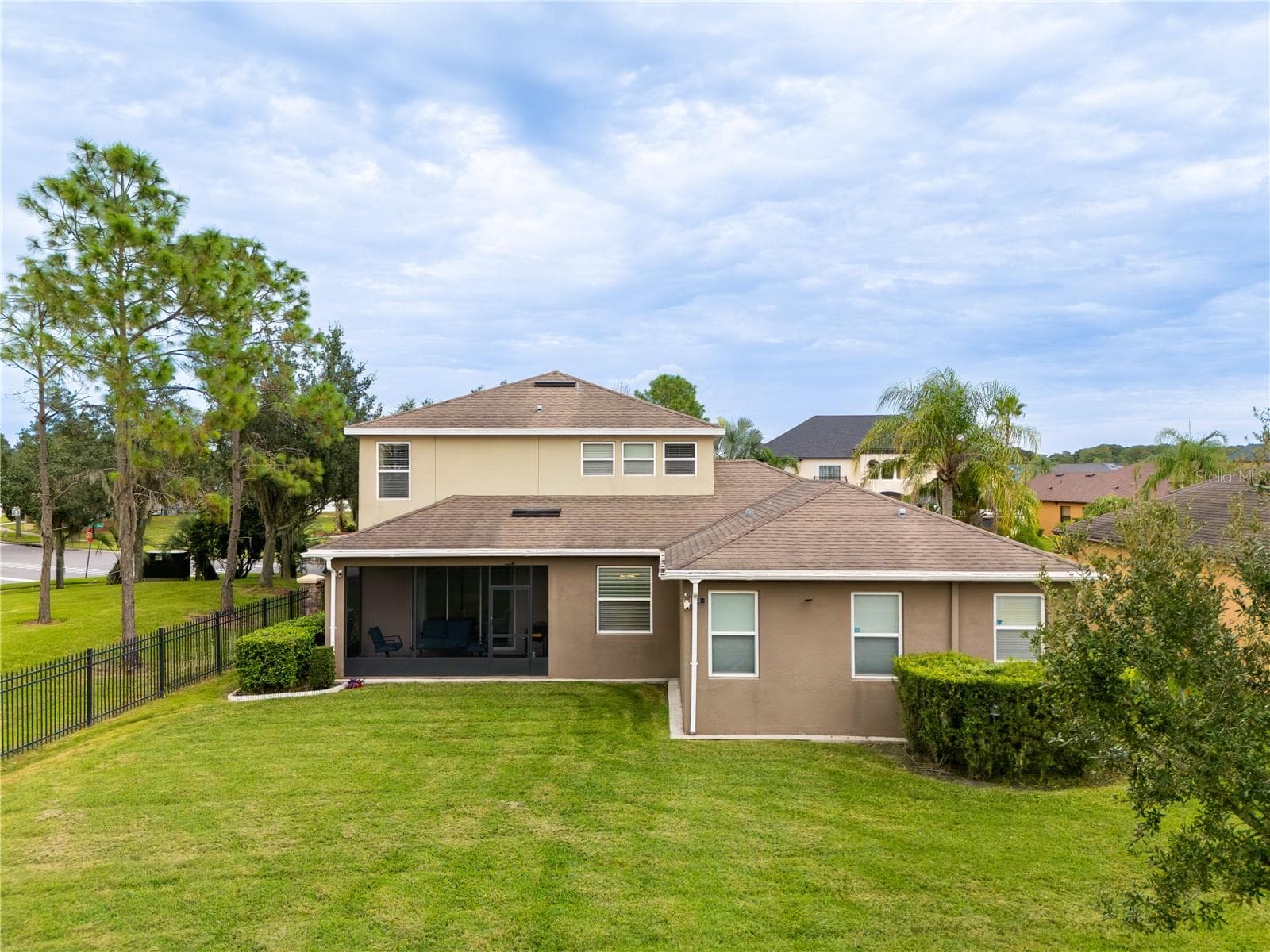Rear exterior and backyard - 3048 BOATING BLVD, KISSIMMEE