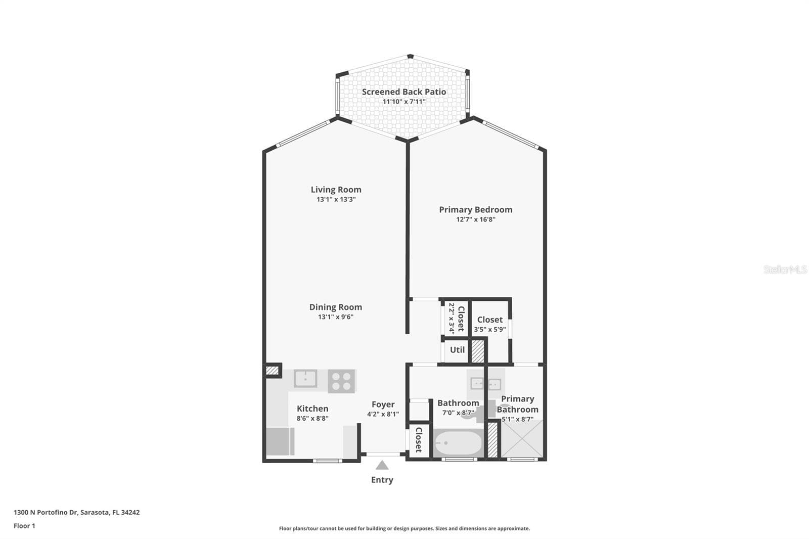 Condominium at 1300 N PORTOFINO DR #105, SARASOTA, photo 19 of 27