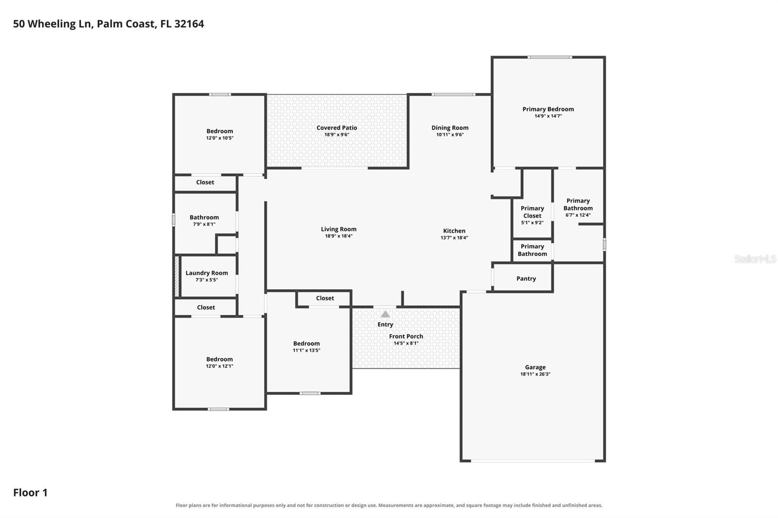 Single Family Residence at 50 WHEELING LN, PALM COAST, photo 45 of 52
