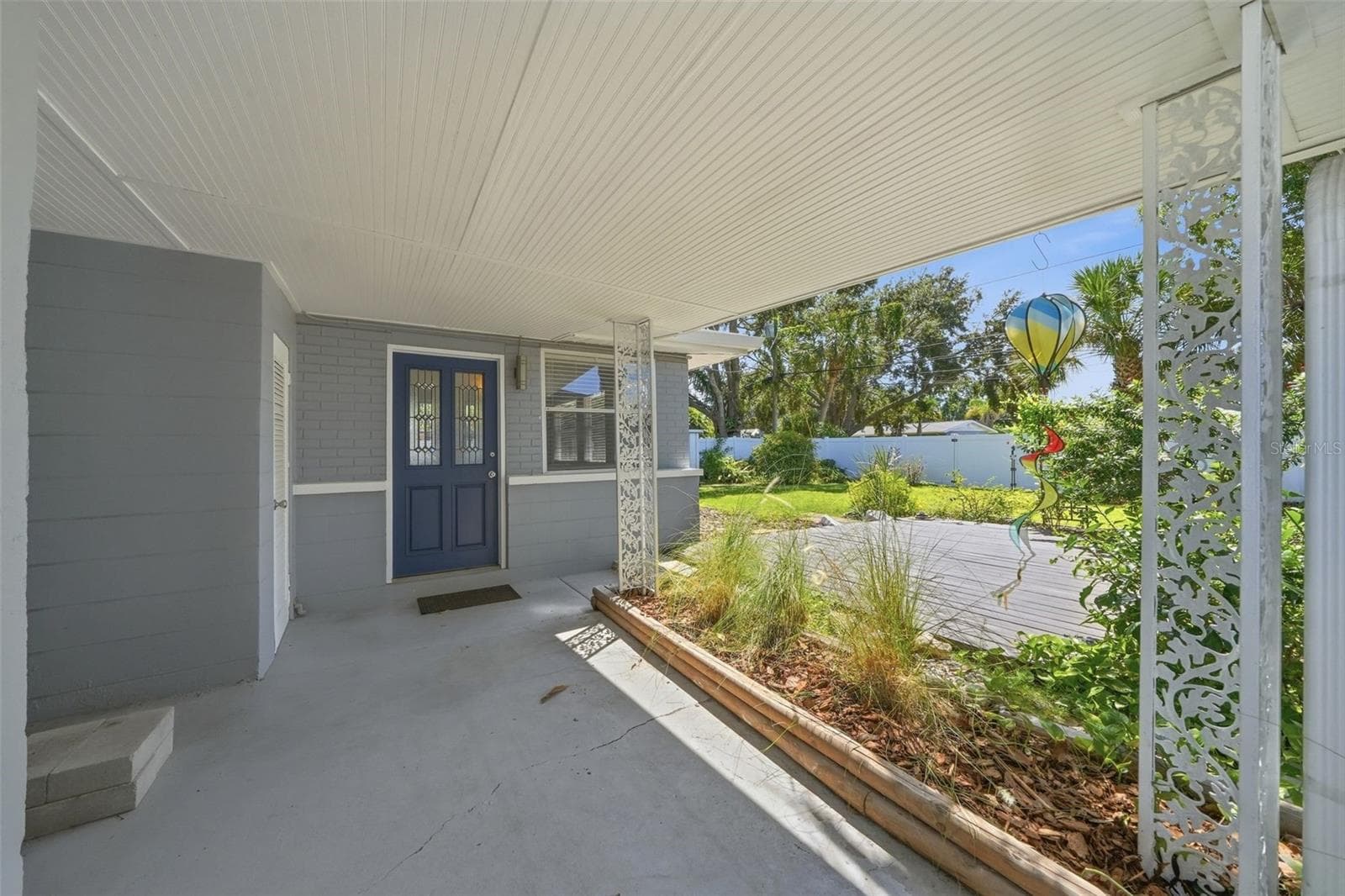Covered back Porch from Bonus Room - 532 43RD AVE NE, ST PETERSBURG