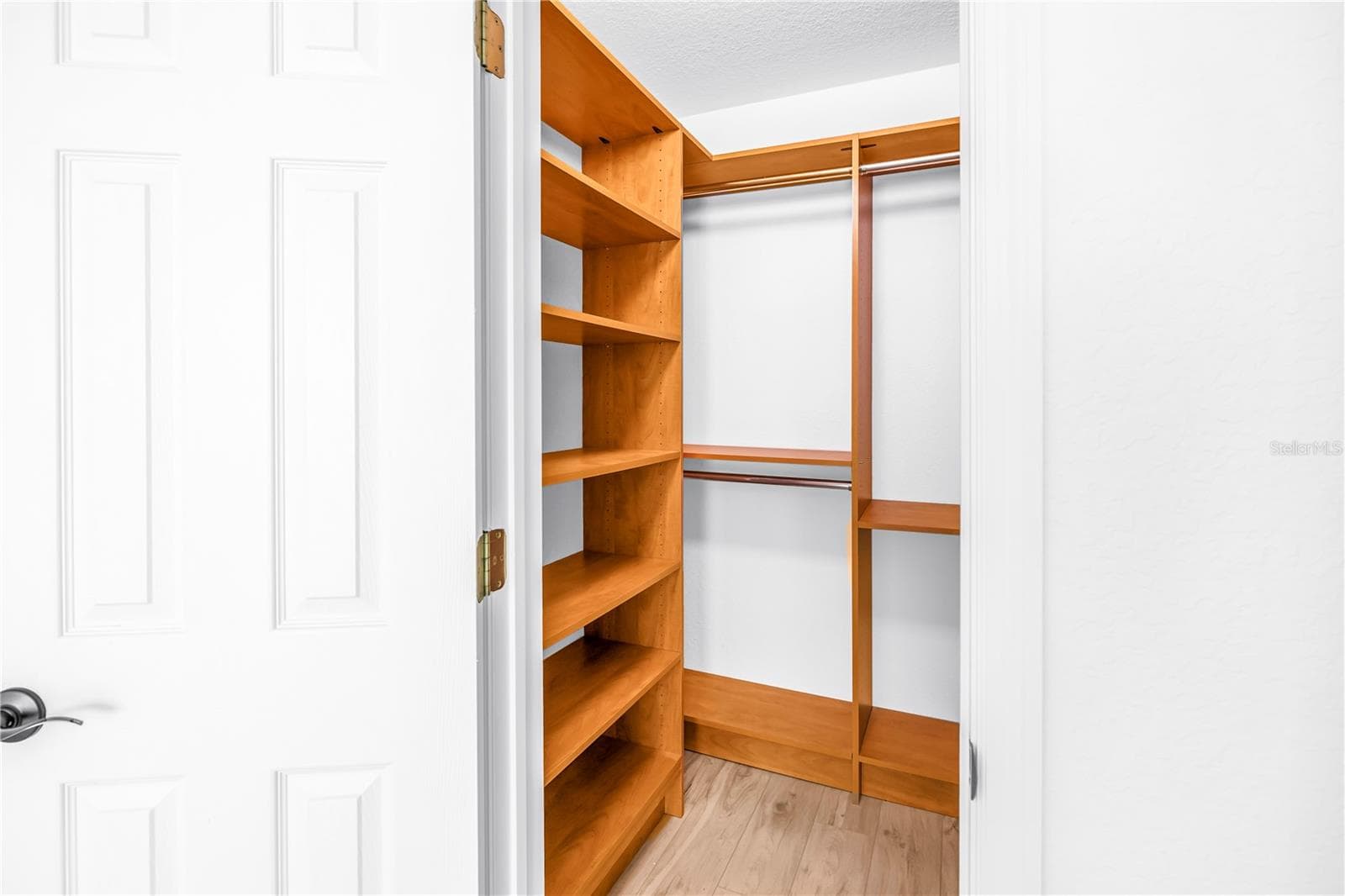 Bedroom 3 walk-in closet with California Closets - 350 2ND ST N #6, ST PETERSBURG