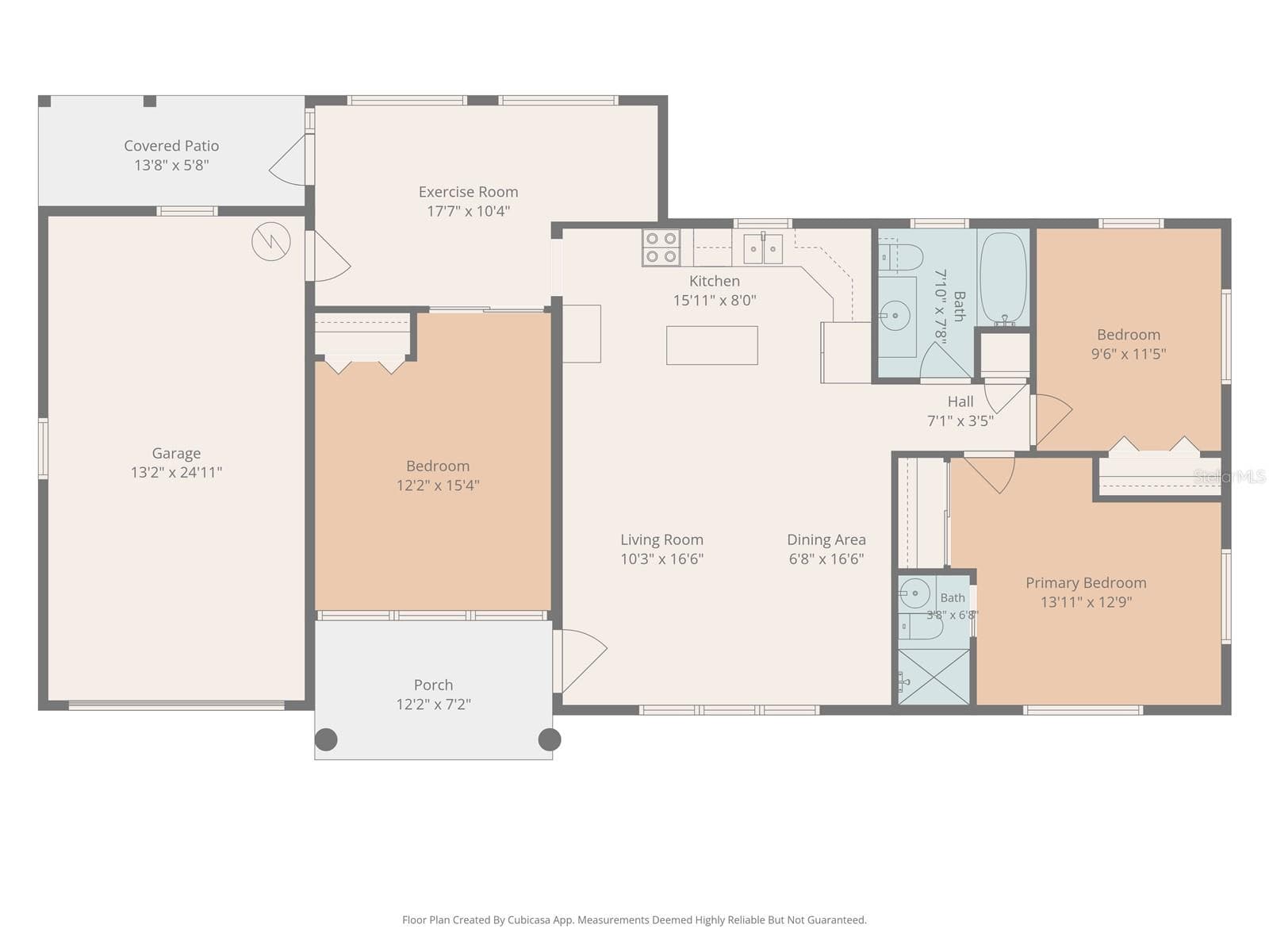 Floor Plan - 8030 5TH ST N, ST PETERSBURG