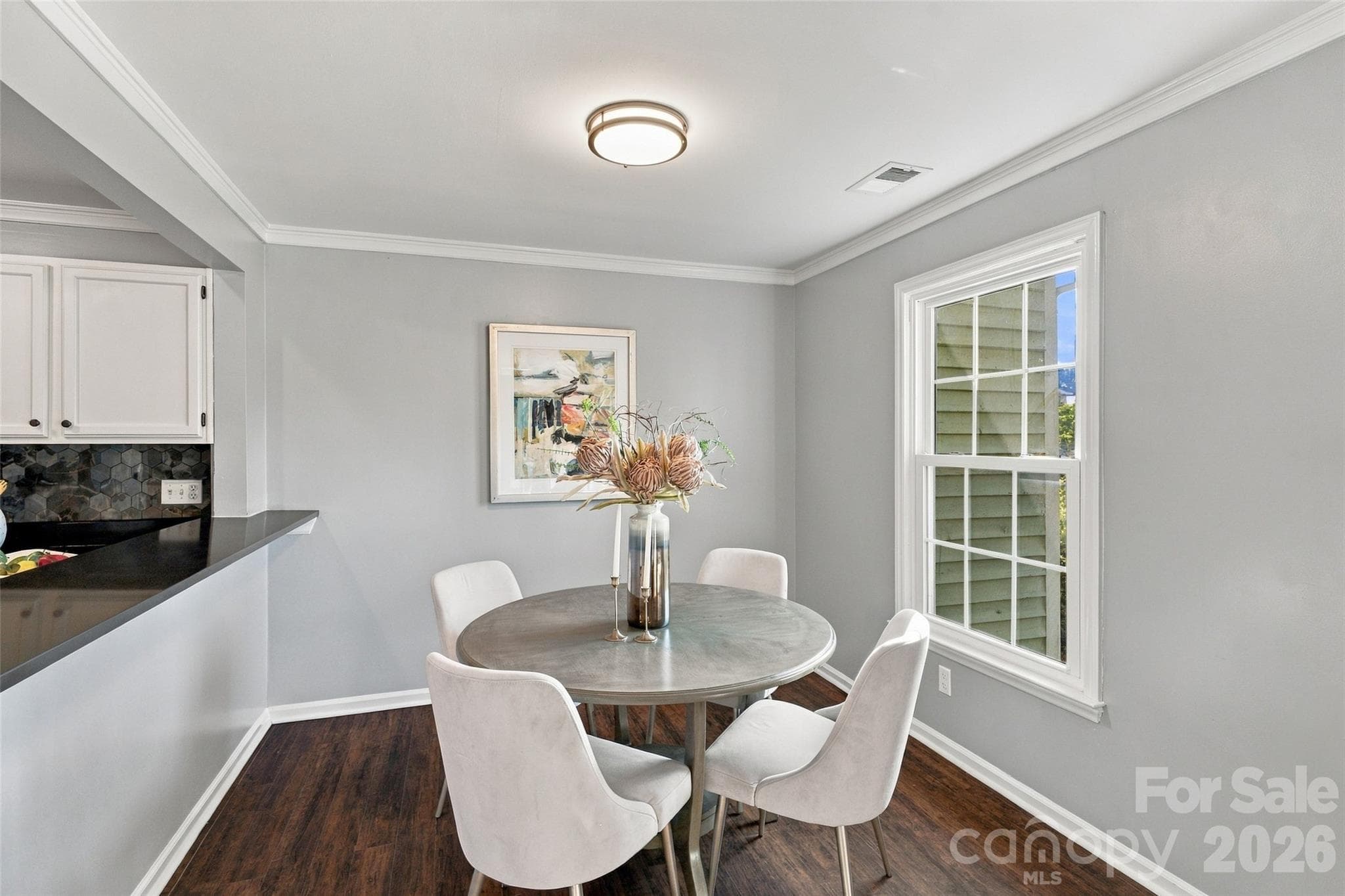Dedicated dining area conveniently located beside the kitchen - 762 Marsh Road, Charlotte