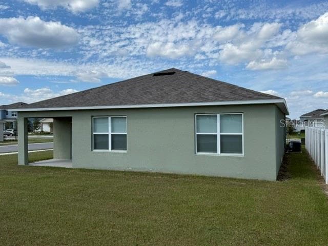 Back Elevation- Looking North. - 3818 DIVING DOVE LN, BARTOW