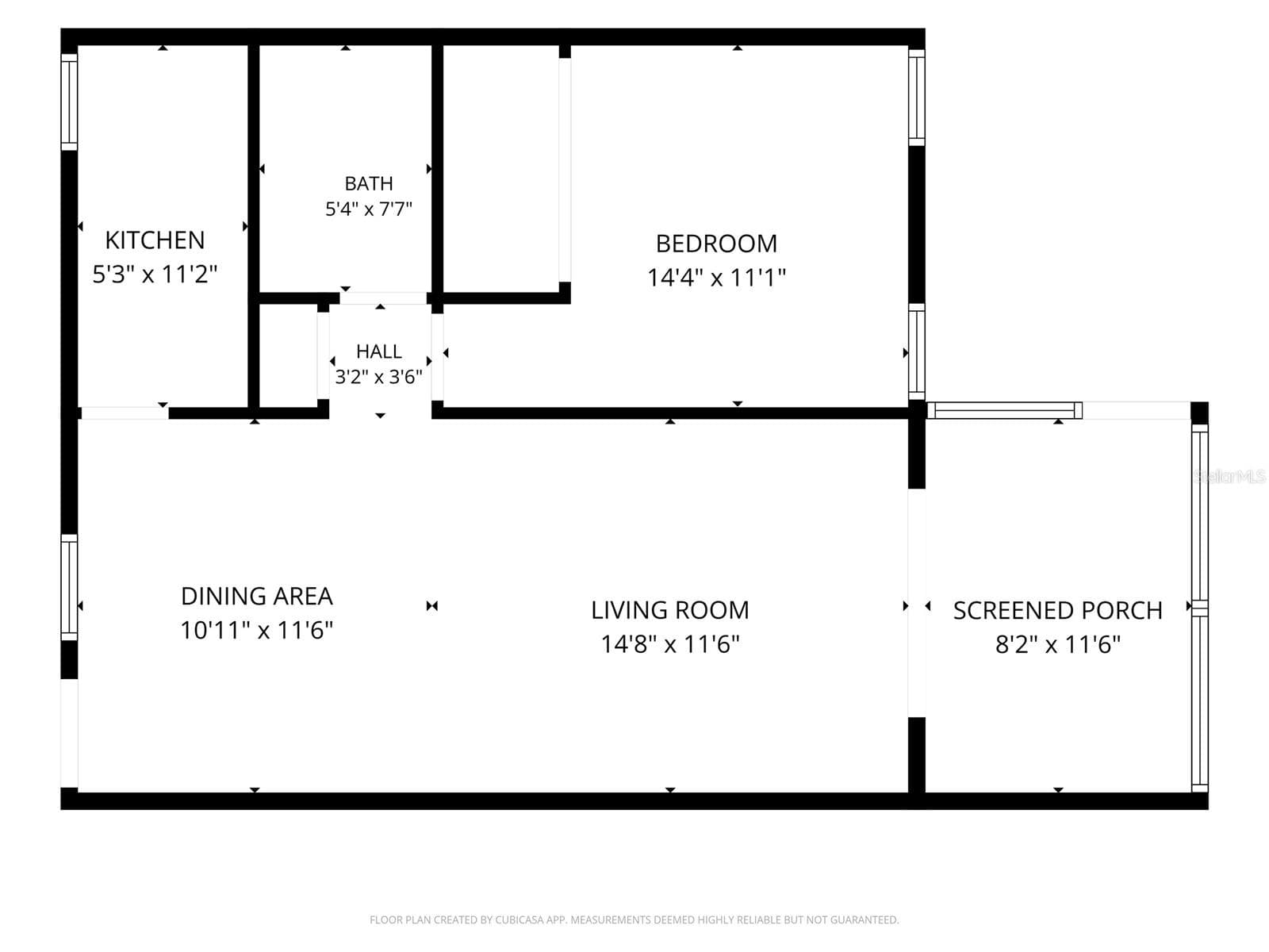 Floor plan. - 4409 CLUB CIR, LAKE WALES