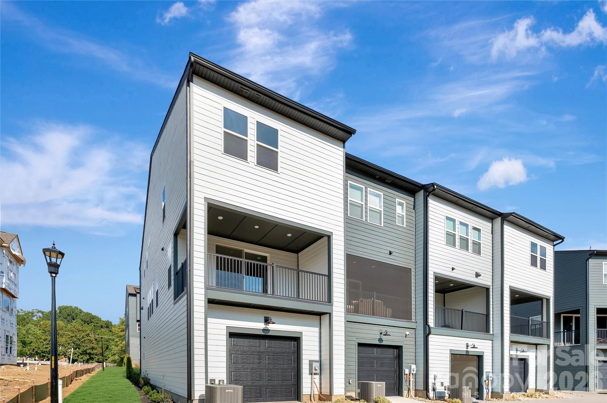 Rear load 2 bay tandem garage - Charlotte