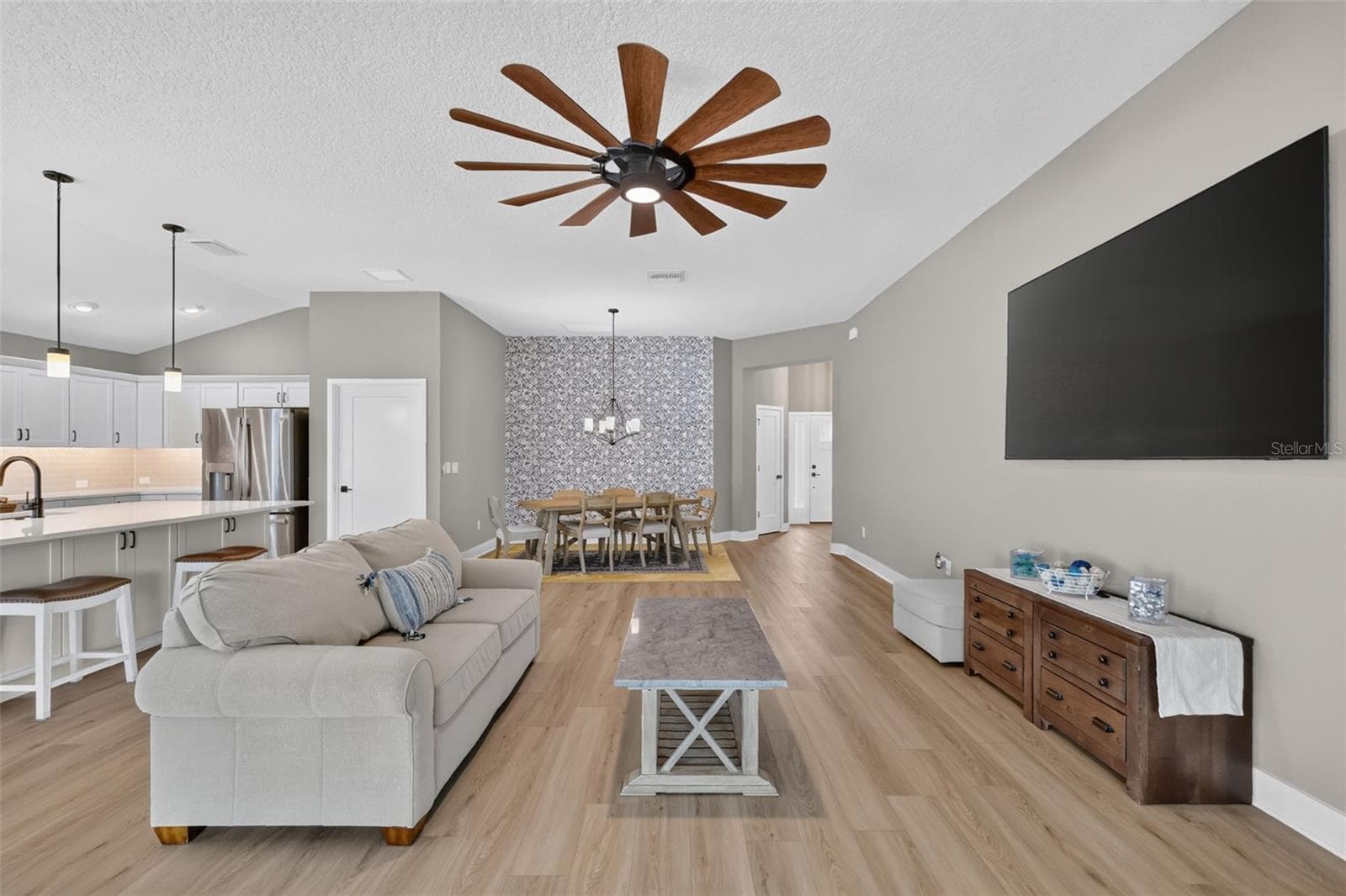 Living, Dining, and Kitchen - 7778 BRIAN ETHEREDGE WAY, THE VILLAGES