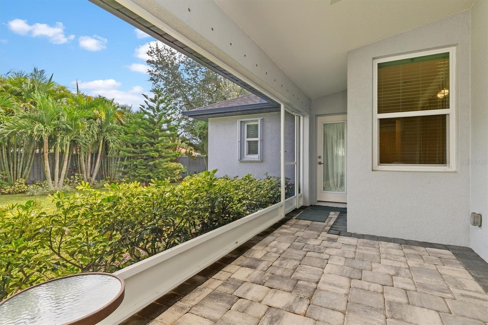 Enclosed lanai with access to hall bath - 2420 SHEILA LN, NORTH PORT