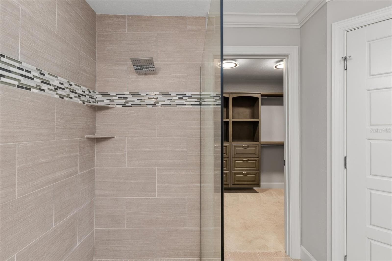 Primary walk in shower - 2420 SHEILA LN, NORTH PORT