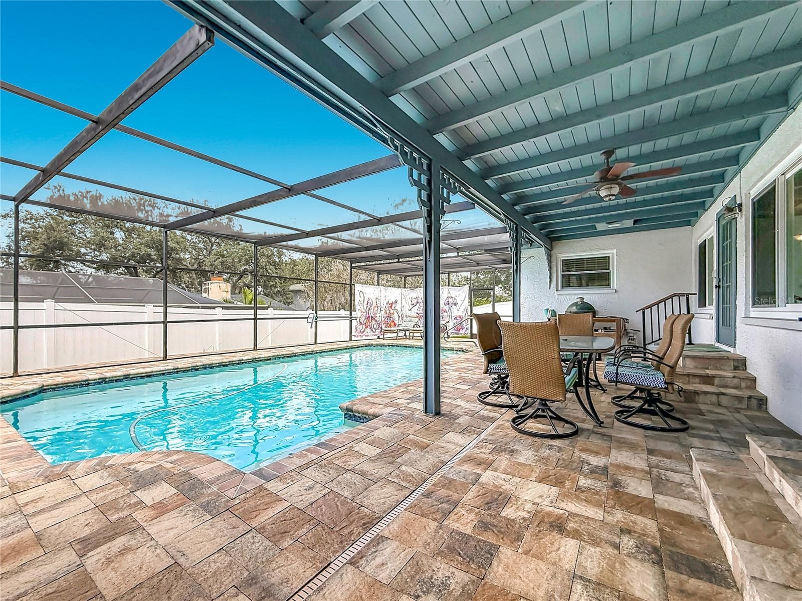 Outdoor Living Space and Pool Area - 3314 ENTERPRISE RD E, SAFETY HARBOR