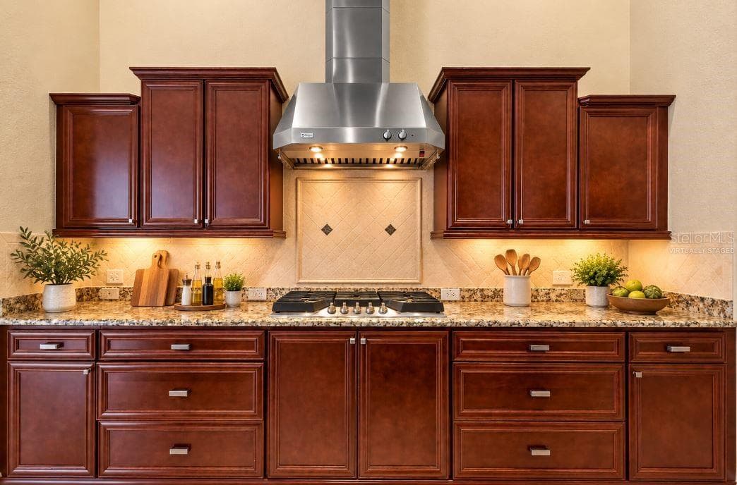 VIRTUALLY STAGED A GOURMET KITCHEN. - 1126 MIONA SHORES DR, THE VILLAGES