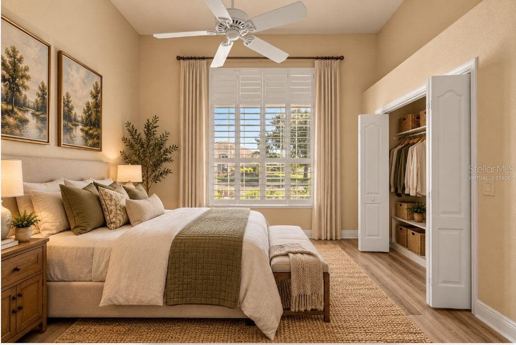 Virtually staged guest bedroom. - 1126 MIONA SHORES DR, THE VILLAGES