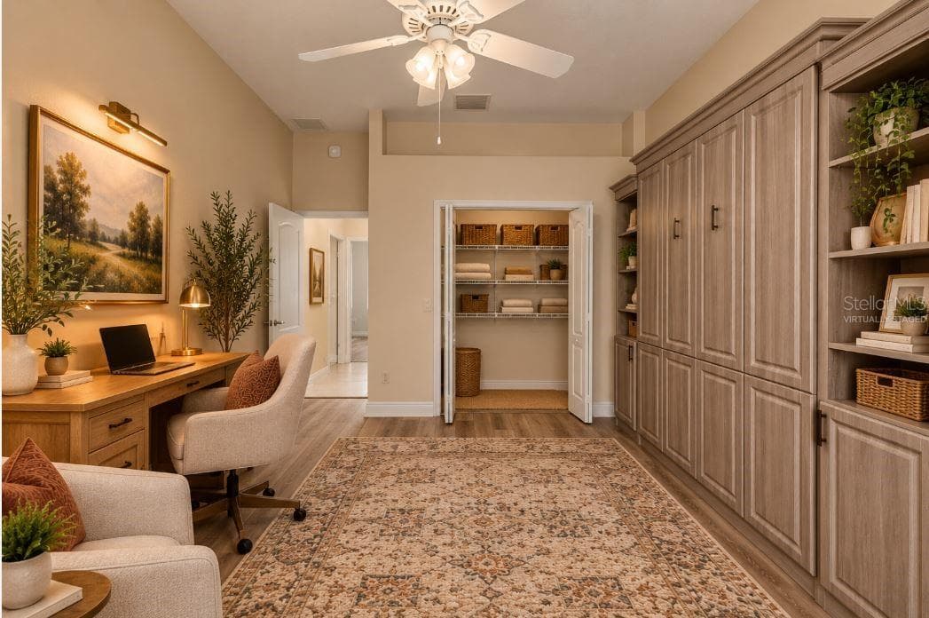 Virtually staged office/guest bedroom - 1126 MIONA SHORES DR, THE VILLAGES