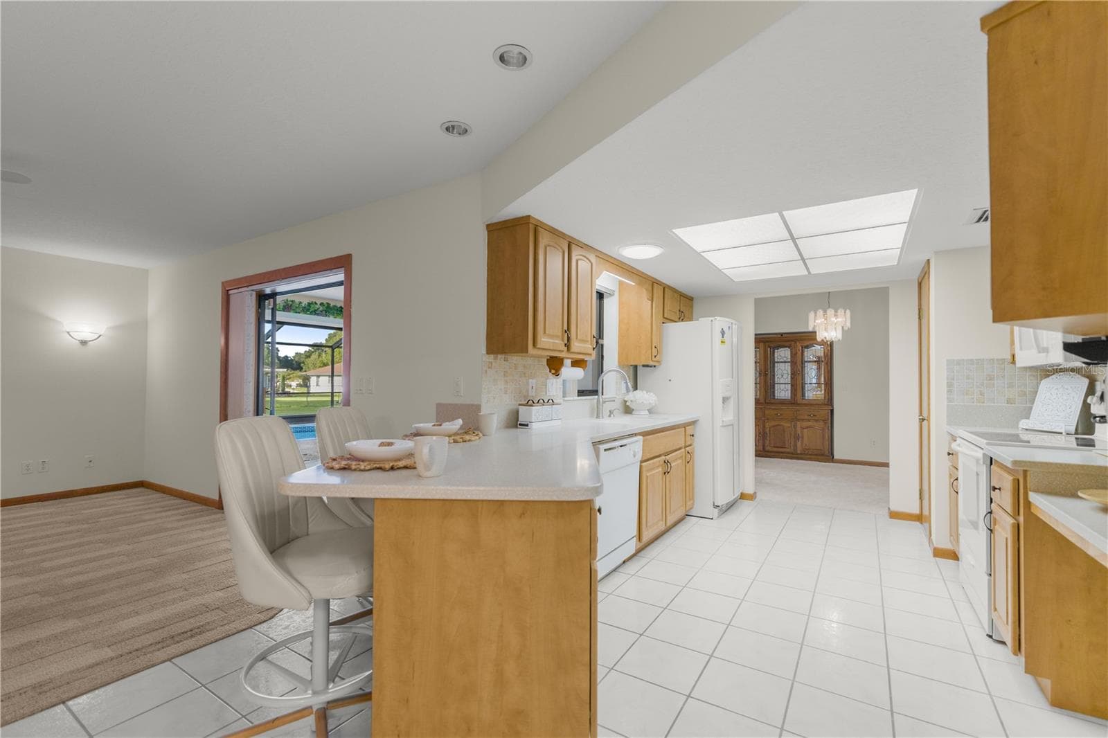 View into Kitchen - 7430 SW 100TH PL, OCALA