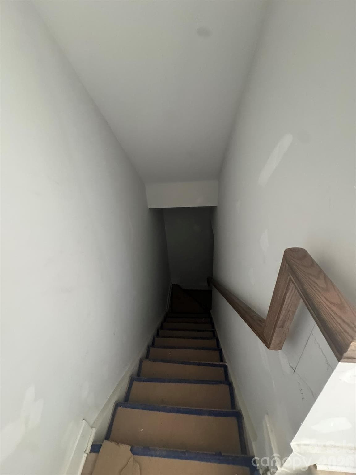 Stairs from to basement level - 12307 Bryton Ridge Parkway, Huntersville