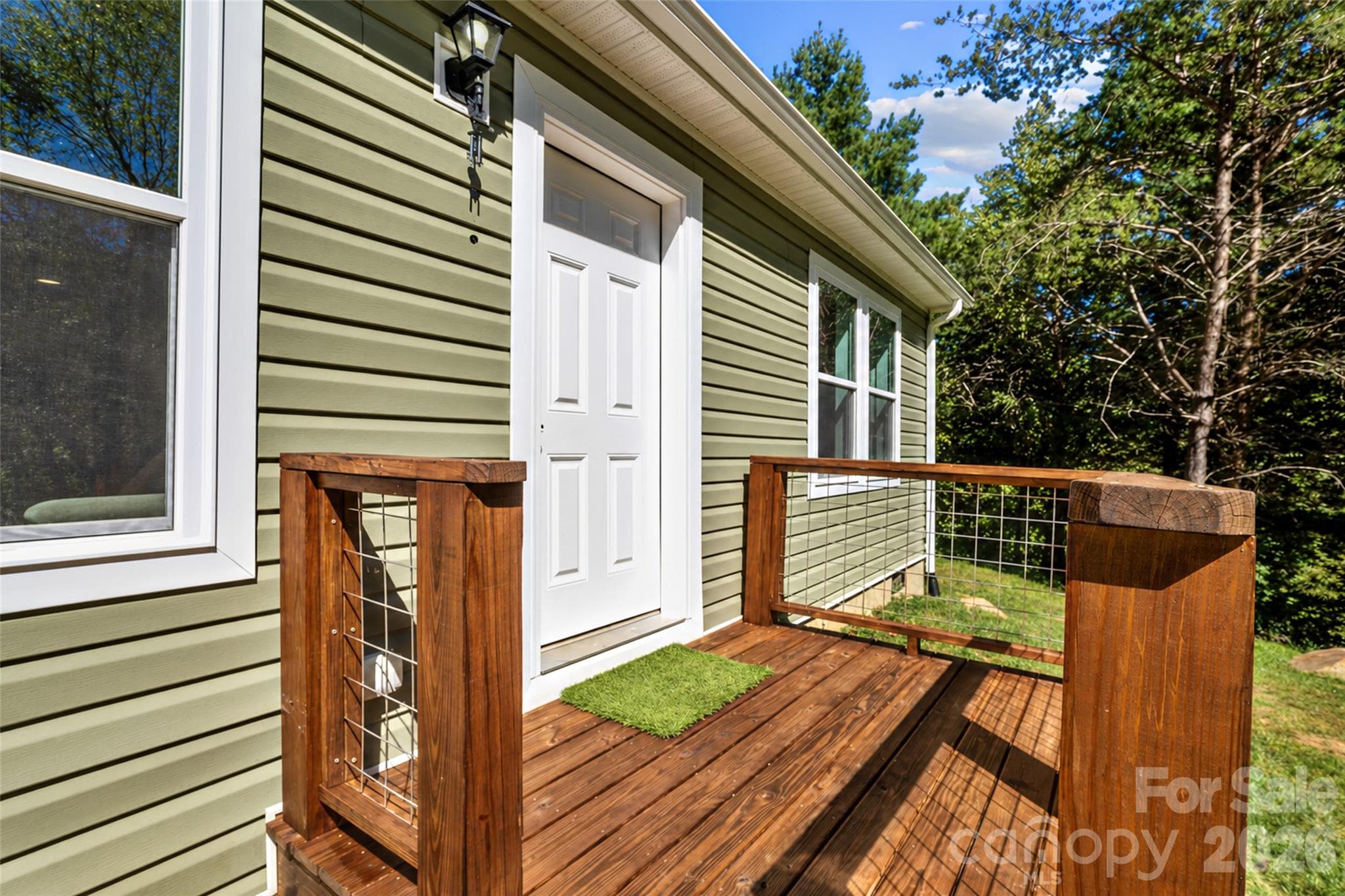 Front deck and entry - 60 Spring Mountain Drive, Canton