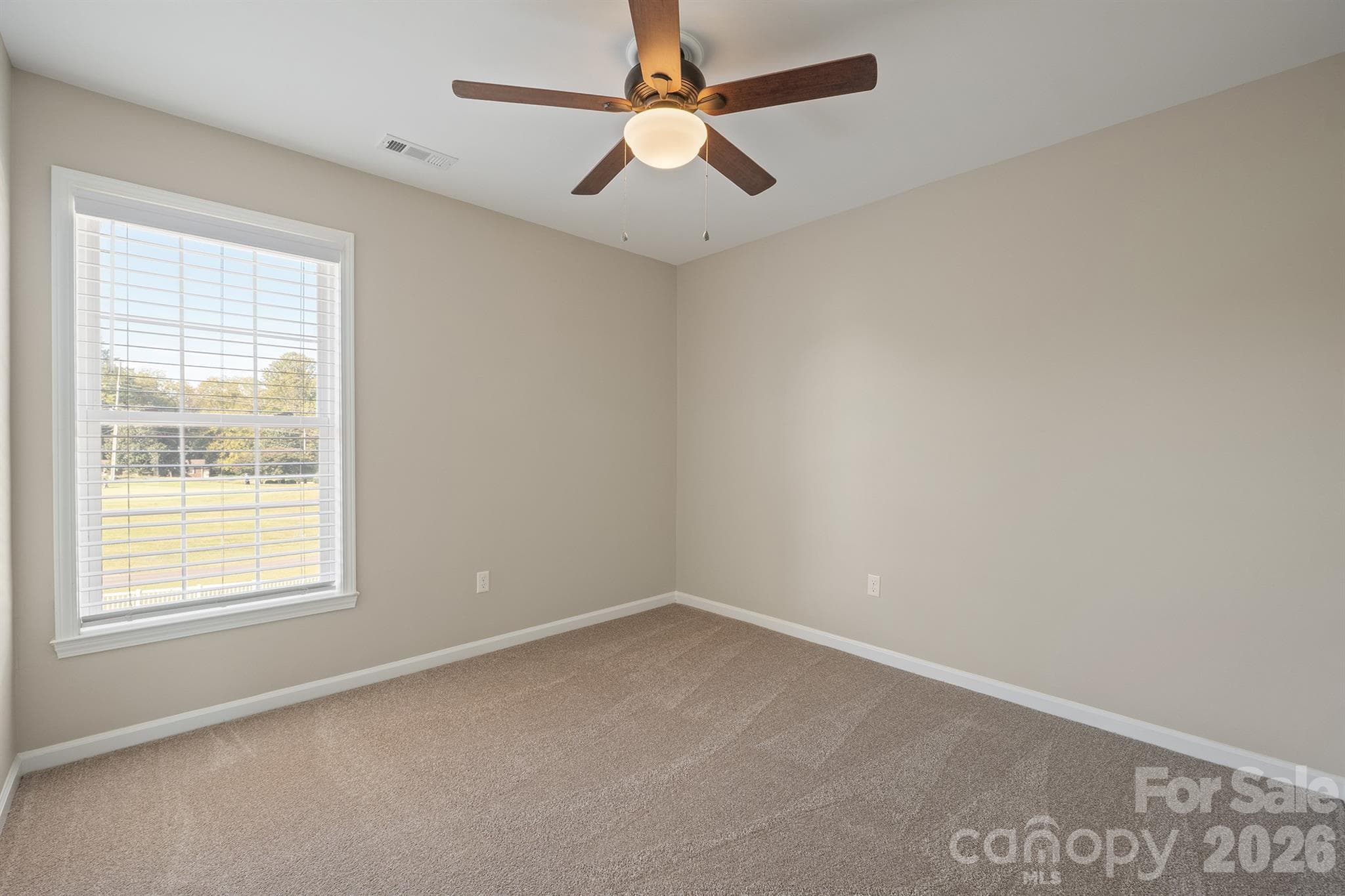 Secondary bedroom with new carpet and paint - 110 Fox Den Circle, Statesville