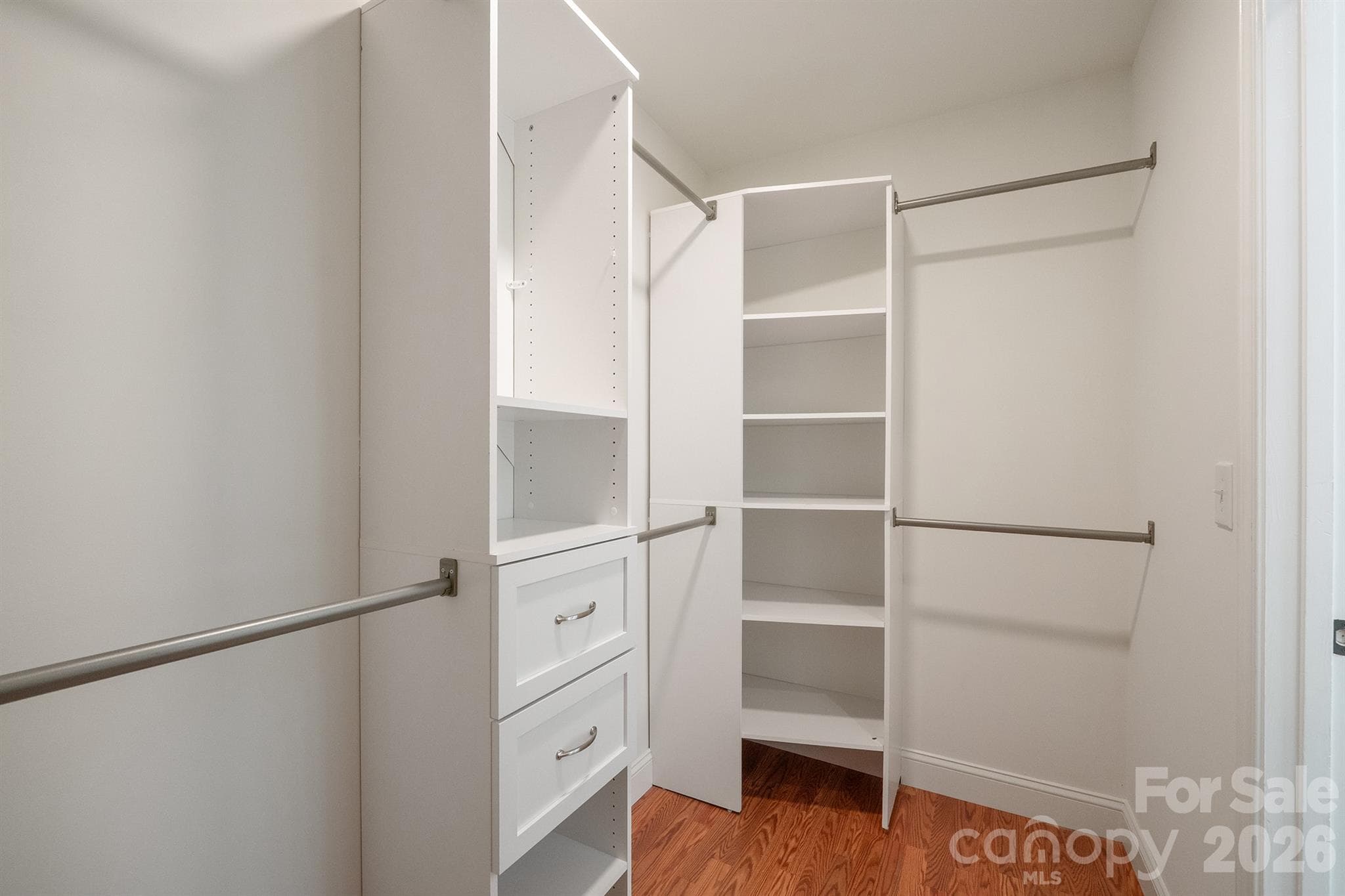 Custom primary closet - 110 Fox Den Circle, Statesville