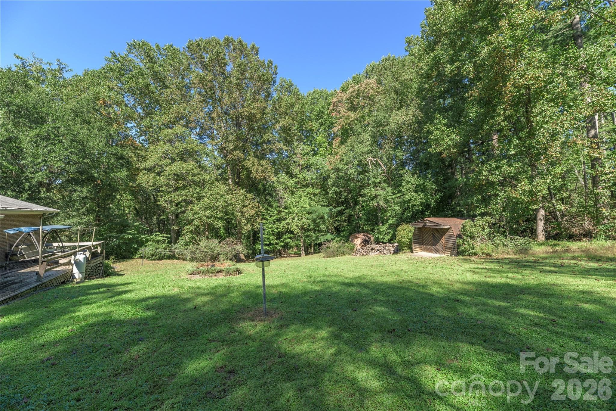 Spacious Level Back Yard - 2882 Butler Bridge Road, Mills River