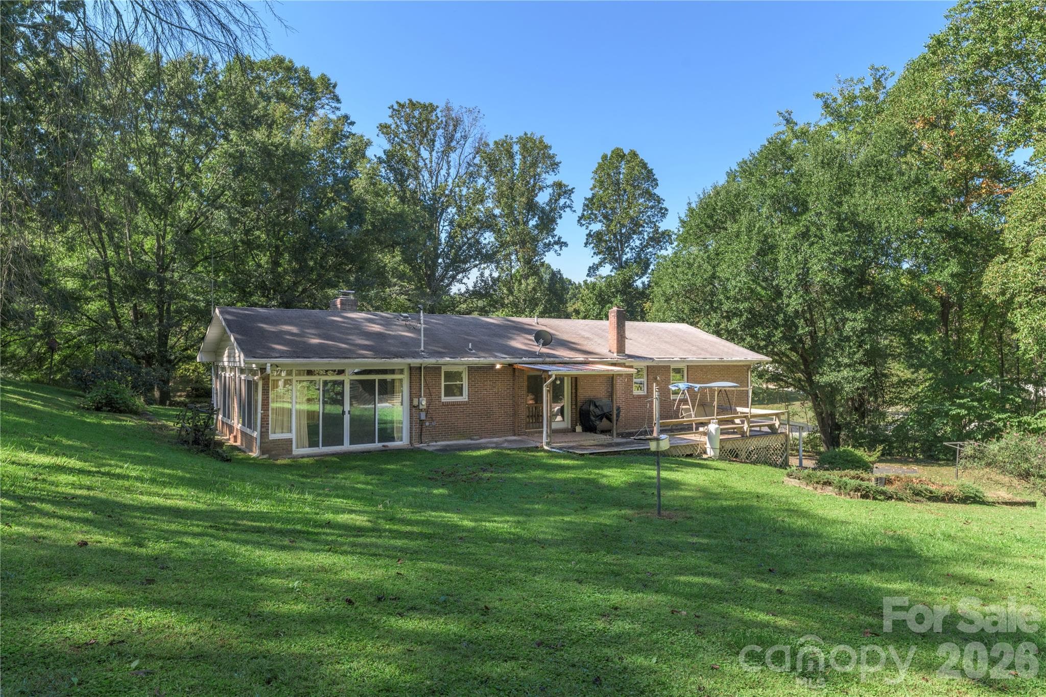 View of Rear of Home - 2882 Butler Bridge Road, Mills River