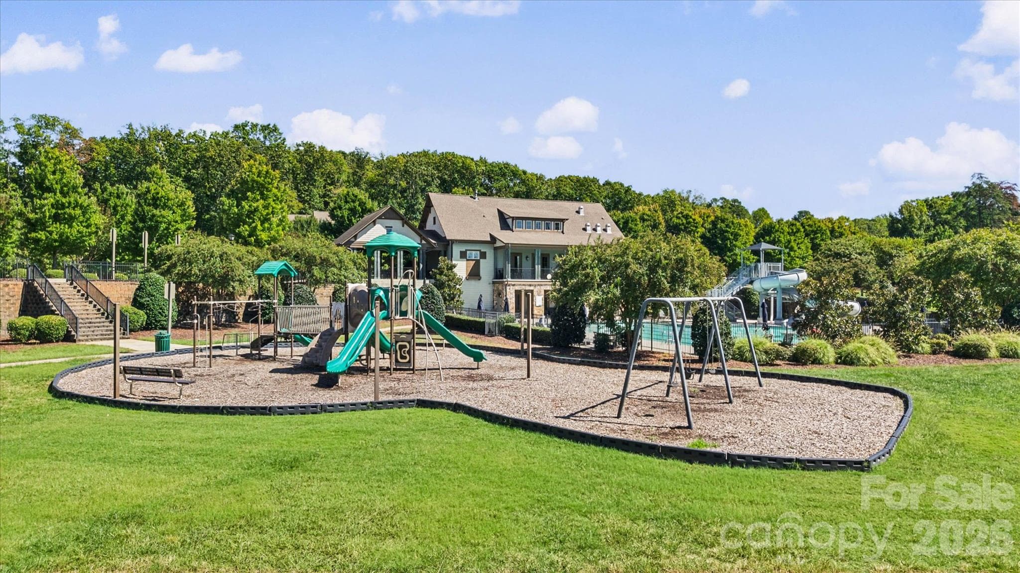 Saturday mornings just got a whole lot easier. The playground, pool, and clubhouse are all steps from your front door. - 1216 Glade Arch Lane, Huntersville