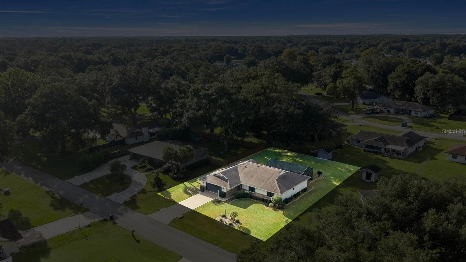 Aerial View - 7430 SW 100TH PL, OCALA
